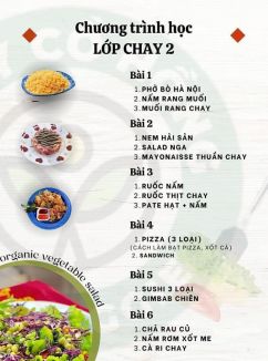 Lớp chay kinh doanh menu 2 