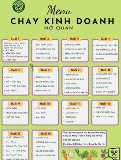 Lớp chay kinh doanh mở quán 