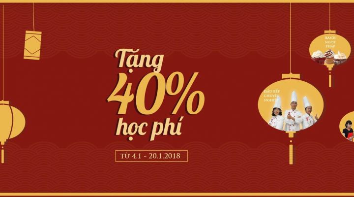 Xuân rộn ràng tràn cảm xúc - giảm 40% học phí các khóa học khai giảng thường xuyên