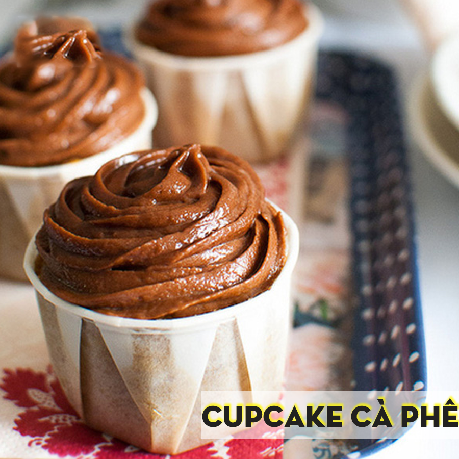 Pha chế cupcake cà phê